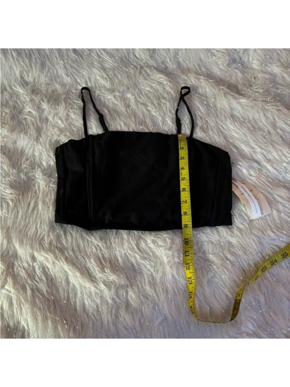 Black Women's CropTop Size M - Picture 6 of 8
